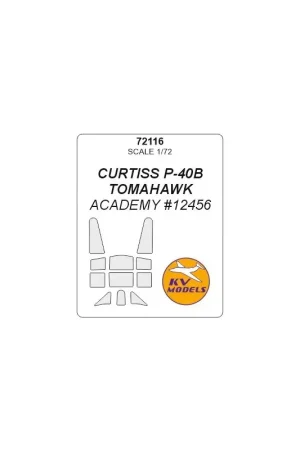 Curtiss P-40B Tomahawk + wielen maskers (ontworpen voor gebruik met Academy ACA12456 kits) Shop Nu