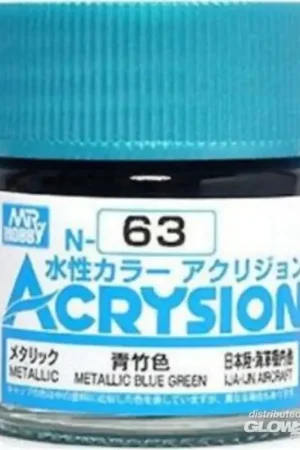 Voordeelprijs Mr Hobby -Gunze Acrysion (10 ml) Metallic Blue Green Acrylverf