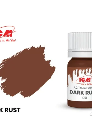Exclusieve Aanbieding BROWN Dark Rust bottle 12 ml Acrylverf