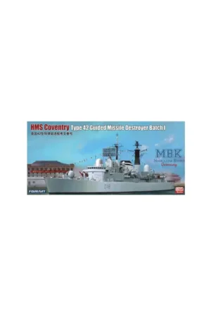 Koop Vandaag HMS Coventry Type 42 Guided Missile Destroyer Schaalmodel