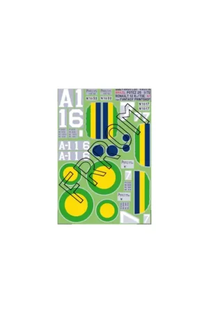 Frrom fr0x18 aircraft decals brazil potez 25 t.o.e or renault 12 kd (size a7). Shop Nu