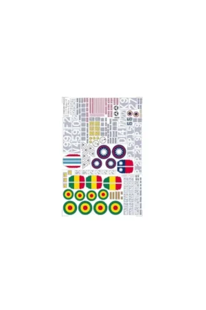 Betaalbaar Frrom 0x03 plane model decals potez 25 africa & asia 1/72
