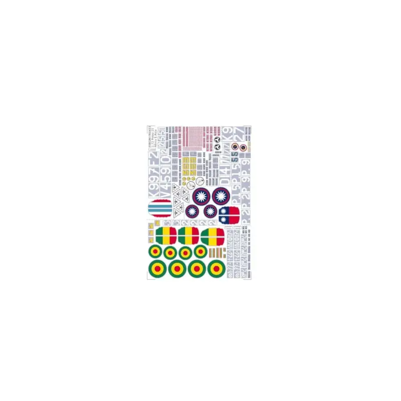 Betaalbaar Frrom 0x03 plane model decals potez 25 africa & asia 1/72