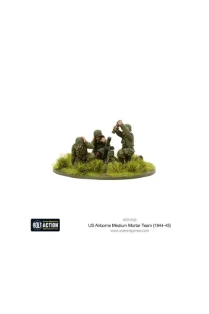 Premium US Airborne (D-Day) Platoon Medium Mortar Team Figuur spellet