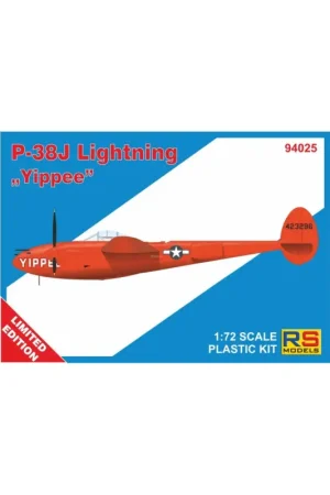 RS MODELS 94025 MODEL P-38 LIGHTNING YIPPEE 1/72 (1 decal v. for USAF) Schaalmodel Lage Kosten