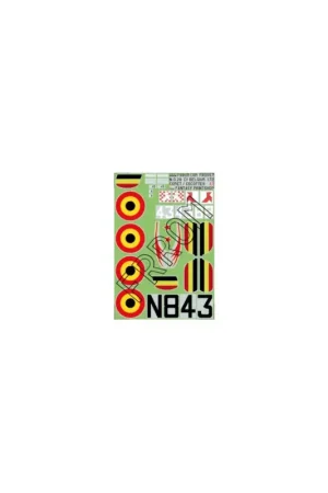 Frrom fr0x07 model planes decals nieuport 29 belgium (a7) 1/72 Tijdelijk Beschikbaar