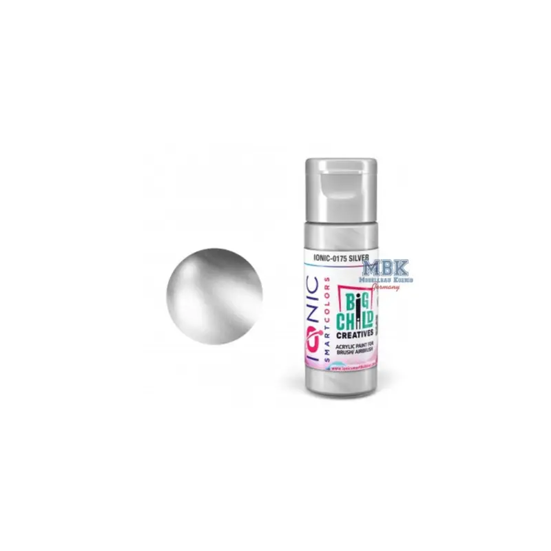 IONIC COLORS Silver Acrylverf Hoge Kwaliteit