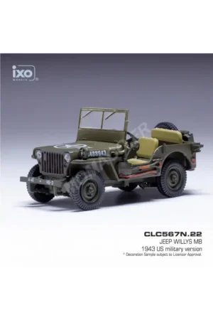 Bestseller Jeep willys mb 1943 green Miniatuur