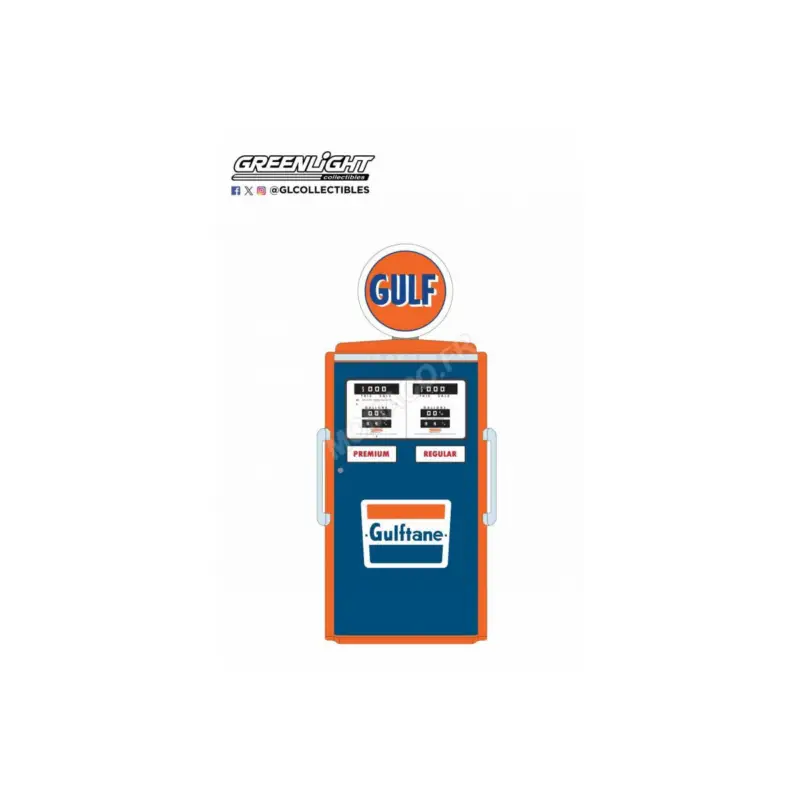 Double fuel pump tokheim 350 twin 1954 "gulf" Op = Op