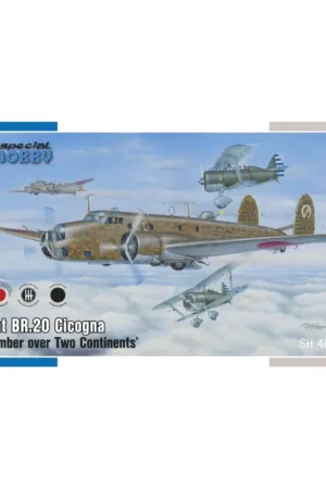 SPECIAL HOBBY: 1/48; Fiat Br.20 Cicogna Bomber over Two Continents Schaalmodel Beste Prijs