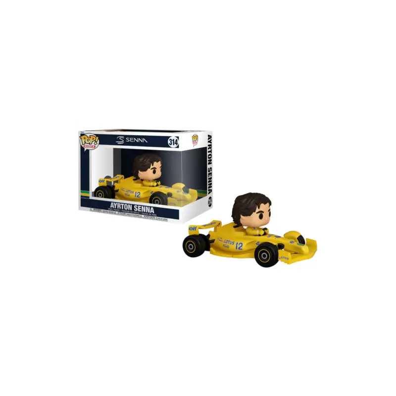 Seizoensaanbieding MCLAREN - POP Ride Super DLX N° 314 - Ayrton Senna Pop figur