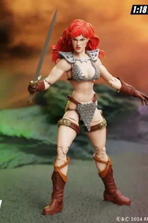 Premium Flash Gordon Hero HACKS action figure Red Sonja Figuurtje