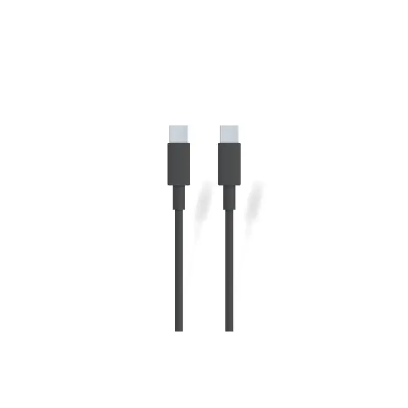 Direct Beschikbaar Type-C Charge and Data Cable - Type-C / 3A - 1m - Black