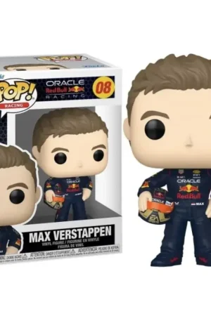 RACING - POP Racing N° 08 - Verstappen with Helmet Pop figur Dagaanbieding