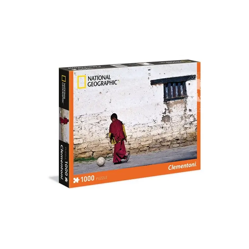 Clementoni - Puzzle 1000 National Geographic Young Buddhist Monk Puzzel Finale Uitverkoop
