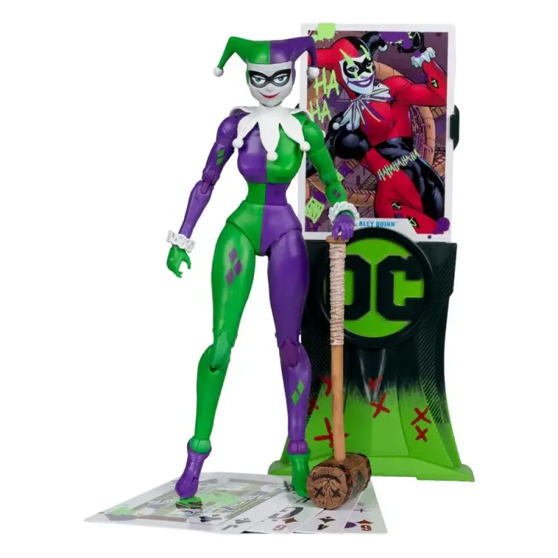 Merkproduct DC Multiverse Harley Quinn Figure (DC Classic) Jokerized (Gold Label) 18 cm Figuurtje