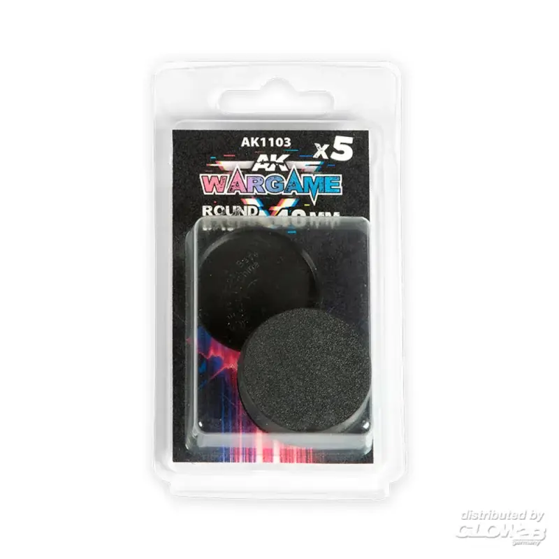PLASTIC WARGAME BASES. ROUND BASE 40mm Bestseller