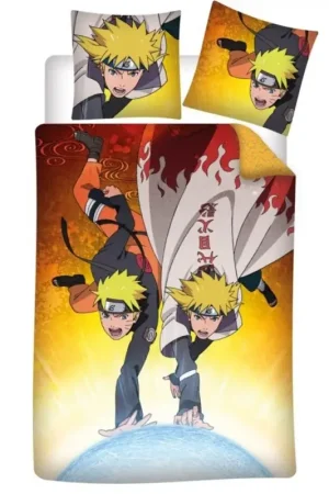 Favoriet NARUTO - Minato & Naruto - Bed set 140x200cm - '100% microfiber'