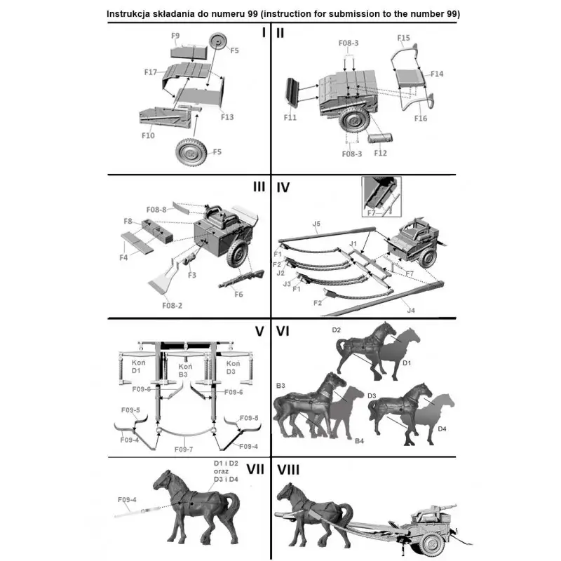 Three-horse cavalry carriage for 37mm Bofors wz. 36 Schaalmodel Nu Kopen