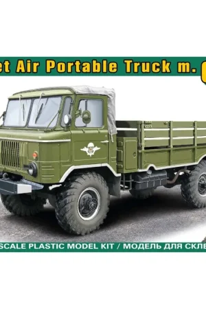 Laatste Versie Russian GAZ-66B Military Air Portable truck model Schaalmodel