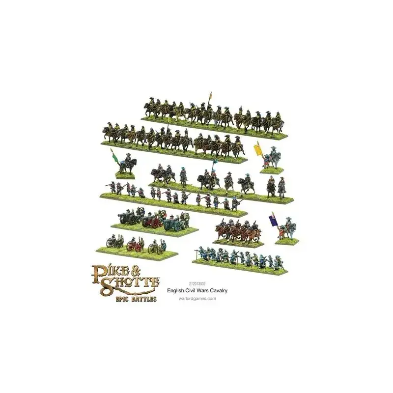 Pike & Shotte Epic Battles - English Civil Wars Cavalry Battalia Figuur spellet Hoge Kwaliteit