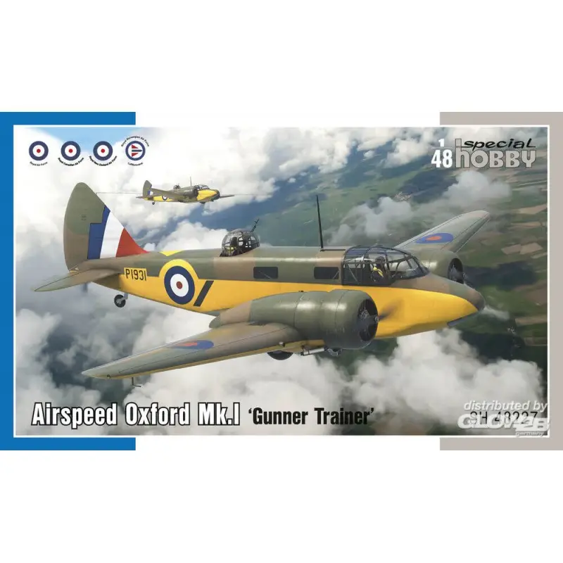 Airspeed Oxford Mk.I 'Schutterstrainer' Schaalmodel Finale Uitverkoop