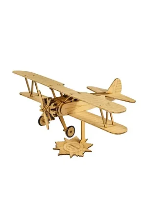 Exclusieve Aanbieding Eenvoudige mechanische 3D-puzzel voor Mini STEARMAN PT-17 statisch schaalmodel Puzzle 3d