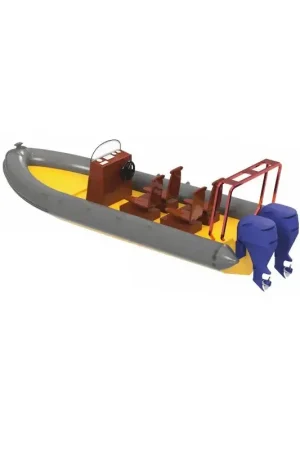 Direct Verzonden Zodiac statische boot 1:50 Schaalmodel