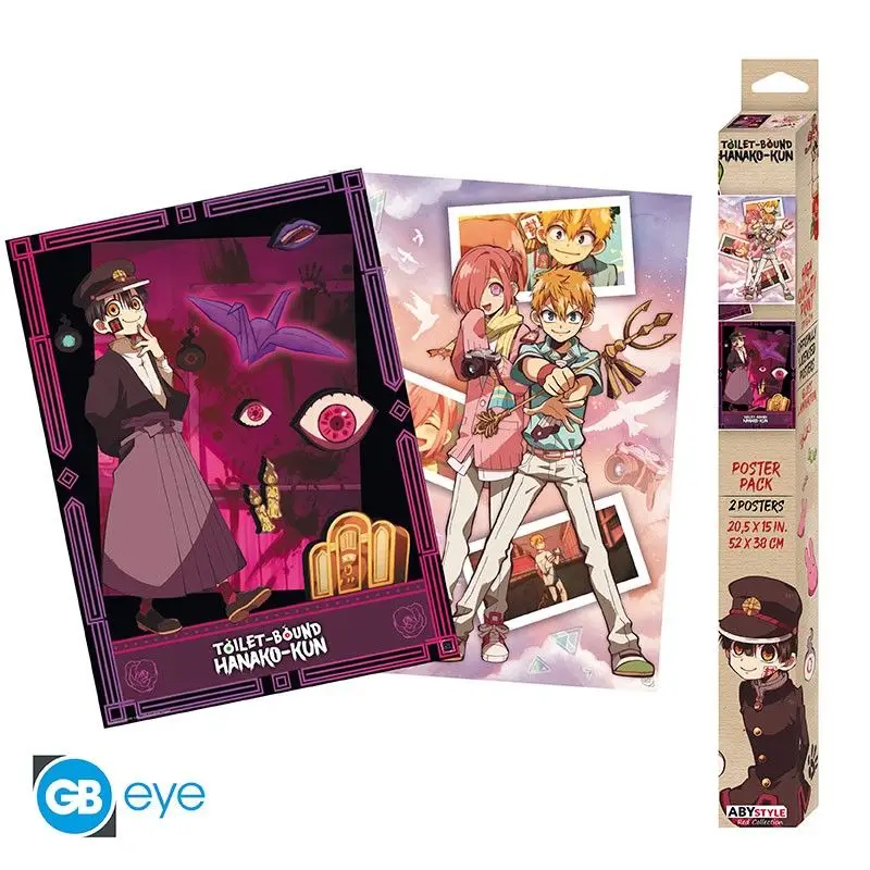 TOILET-GEBONDEN HANAKO-KUN - Set 2 Chibi-posters - Serie 2 (52x38) Must-Have