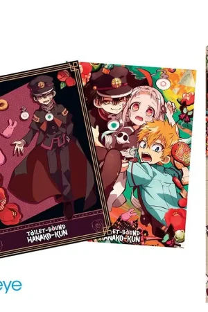 TOILET-GEBONDEN HANAKO-KUN - Set 2 Chibi-posters - Serie 1 (52x38) Finale Uitverkoop