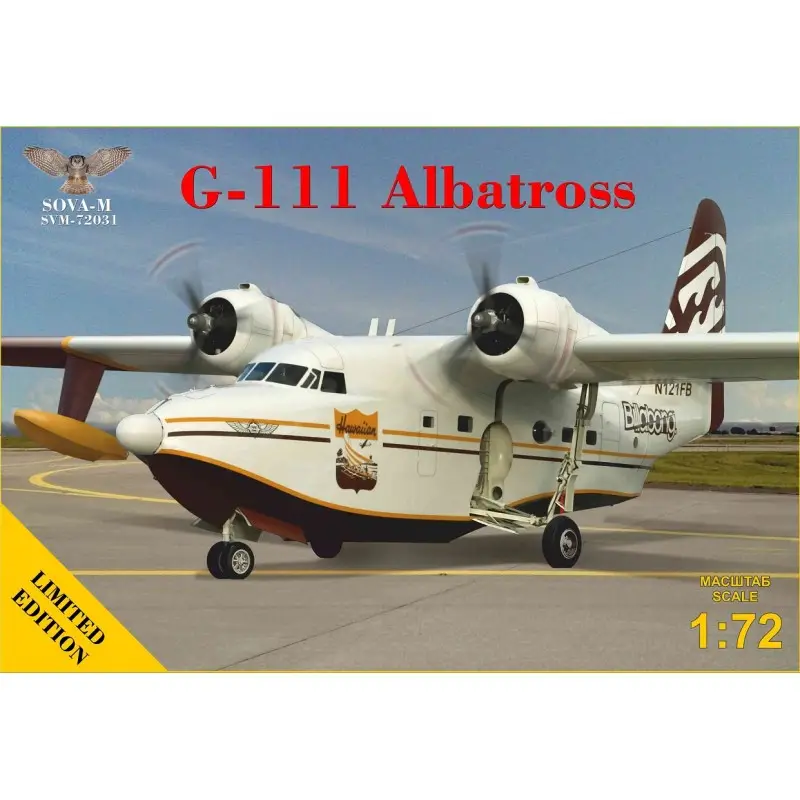 Grumman G-111 Albatross amfibievliegtuig Schaalmodel Op = Op