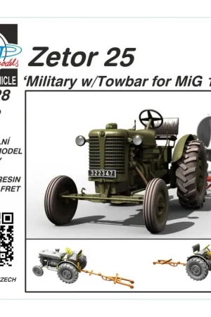 Koop Vandaag Zetor 25 'Militair met trekhaak voor de Mikoyan MiG-15/MiG-17s' Schaalmodel