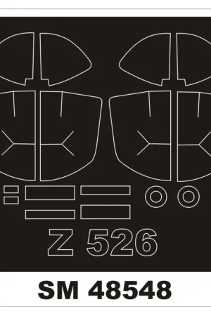 ZLIN 526 (ontworpen voor gebruik met (ontworpen voor gebruik met Eduard met Revell-kits) (buiten, binnen) Actieprijs