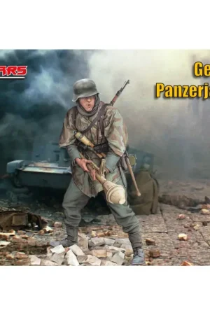 Betaalbaar Duitse Panzerjagers (WOII) 40 figuren in 8 poses