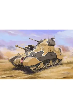 Favoriet M3 Medium TankWWII British Army Grant met gelaste bovenromp.20 sprues Schaalmodel