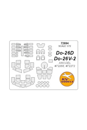 Gereduceerde Prijs Dornier Do-26 (ontworpen voor gebruik met A-model kits) AMU72266, AMU72272) [Do-26D, Do-26V-2]