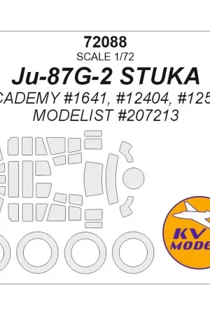 Junkers Ju-87G-2 'STUKA' + wielen maskers Merkproduct