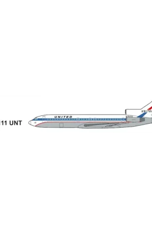 Laatste Versie Boeing 727-200 Verenigde Schaalmodel