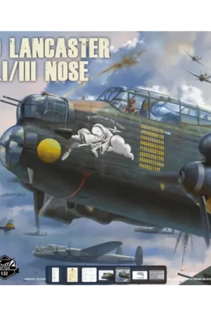 Exclusieve Aanbieding Avro Lancaster B Mk.I/III neus met volledig interieur Schaalmodel