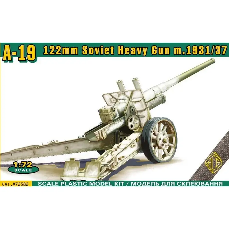 Alleen Vandaag A-19 122 mm Sovjet zwaar kanon mod.1931/37 Schaalmodel
