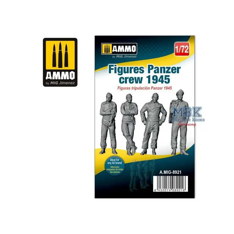Panzerbemanning 1945 1/72 Figuren Op = Op