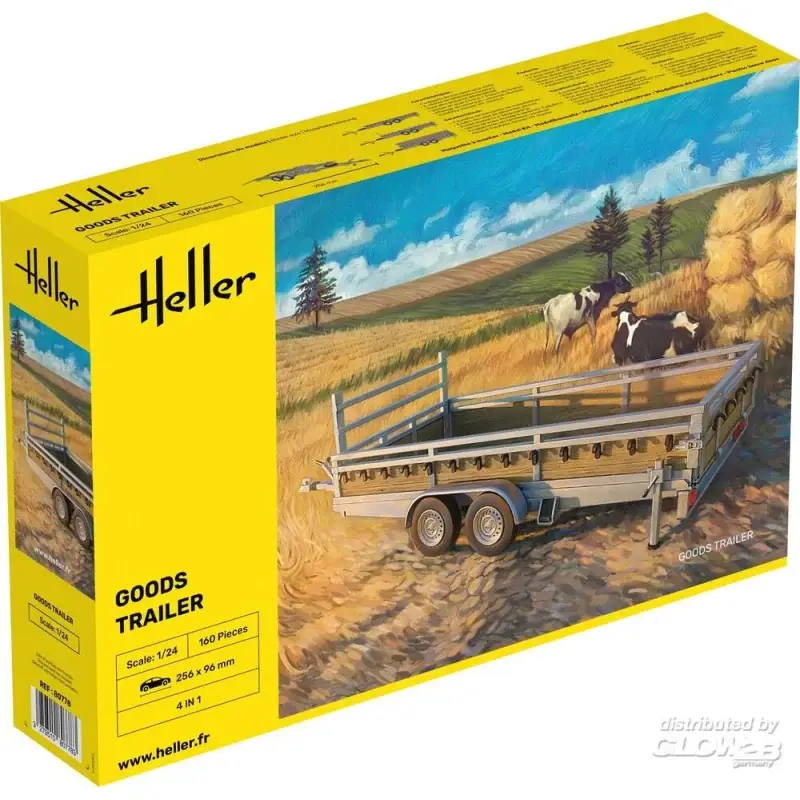 Goederen aanhangwagen Schaalmodel Betaalbaar