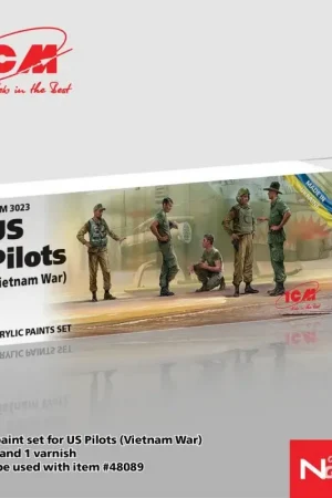 Acrylverfset voor Amerikaanse piloten (oorlog in Vietnam) Figuurtje Fabrieksprijs
