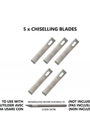 Chiselling blades (5) for no.1 handle Alleen Vandaag