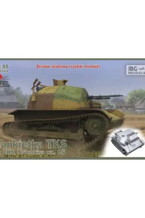 Actieprijs TKS Tankette met MG (Easy Tracks) Schaalmodel