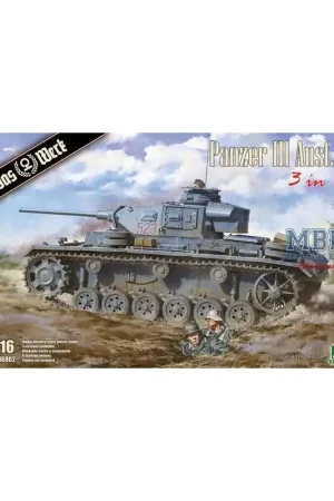 Beperkte Voorraad Panzer III Ausf.J 3in1 (1:16) Schaalmodel
