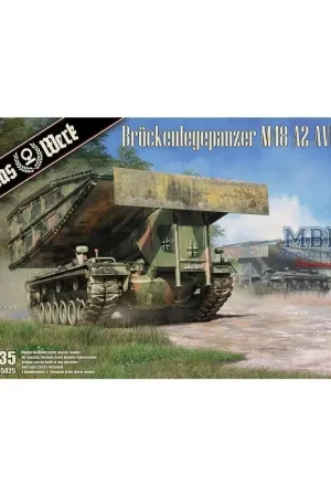 Gratis Retour Brückenlegepanzer M48A2 AVLB Schaalmodel