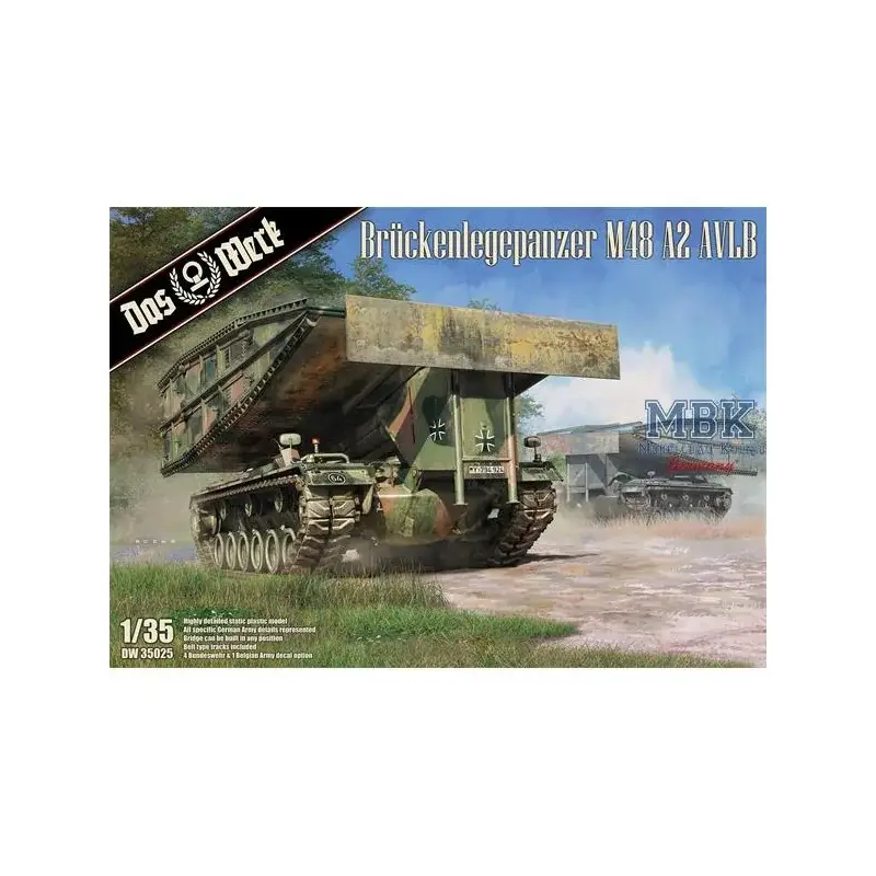 Gratis Retour Brückenlegepanzer M48A2 AVLB Schaalmodel