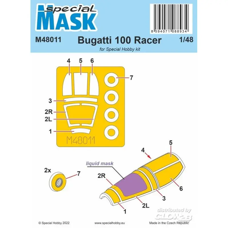 Superprijs Bugatti 100 MASKER Accessoire
