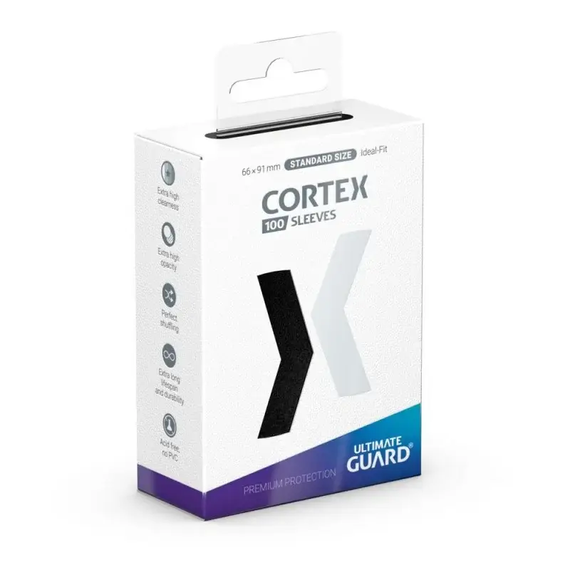 Ultimate Guard 100 Pack Cortex Sleeves Standaard Maat Zwart Gecertificeerd